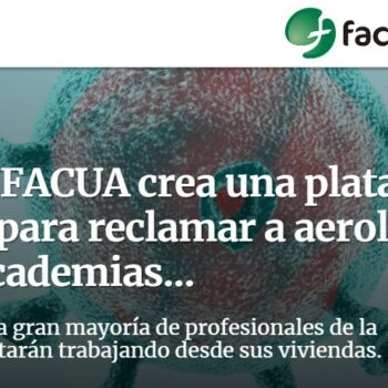 La asociación Facua-Consumidores en Acción abre una plataforma para reclamar gastos de servicios cancelados por la pandemia