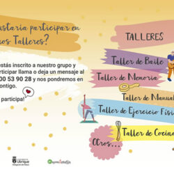 Talleres para mayores de 65 años