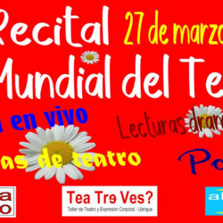 Recital del Día Mundial del Teatro por internet