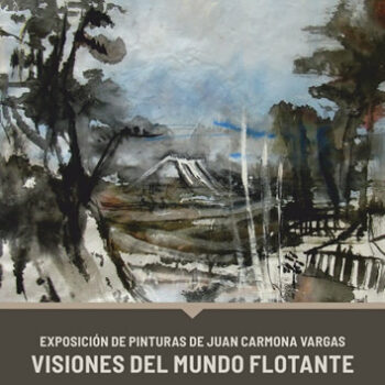 El pintor jerezano Juan Carmona Vargas expone sus <i>Visiones del mundo flotante</i>