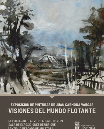 El pintor jerezano Juan Carmona Vargas expone sus <i>Visiones del mundo flotante</i>