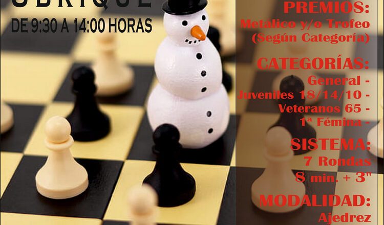 El torneo de ajedrez de navidad, el 2 de enero