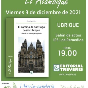 El Camino de Santiago desde Ubrique, de Manuel Sígler: a la luz el 3 de diciembre en el IES Los Remedios