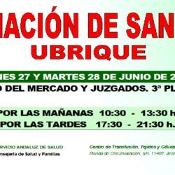 Llamamiento para donar sangre