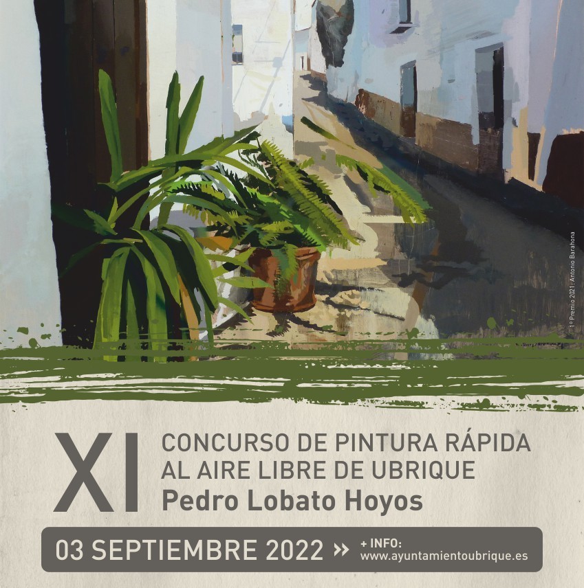 Cartel XI Concurso de Pintura Rápida de Ubrique.