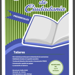 Organizados los talleres de la Escuela de Ciudadanía
