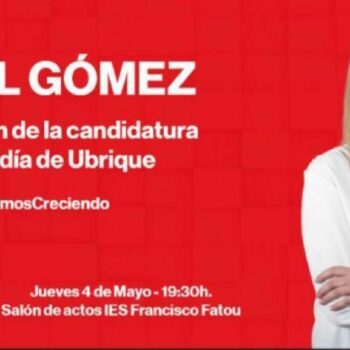 Isabel Gómez presenta la candidatura socialista a la Alcaldía en las elecciones municipales