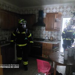 Incendio en una vivienda de la calle San Pablo