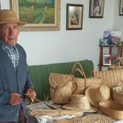 El Museo Virtual de Ecología Humana muestra los trabajos de palma del ubriqueño Cristóbal Gómez