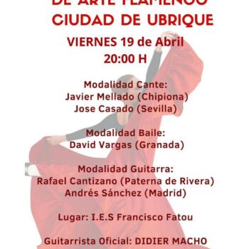 Sesión del XXXVI Concurso Nacional de Arte Flamenco Ciudad de Ubrique