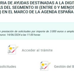 El Gobierno convoca ayudas de bono digital de 3.000 euros a pequeñas empresas