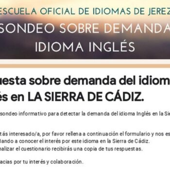 Encuesta para implantar la enseñanza del inglés en la Sierra