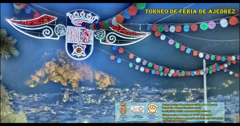 Convocado el Torneo de Ajedrez de Feria