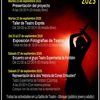 La Salita de Teatro organiza un amplio programa de actividades