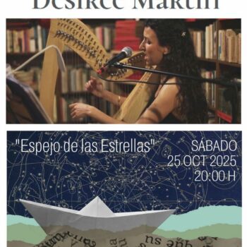 La multiinstrumentista Desirée Martín, en La Salita de Teatro