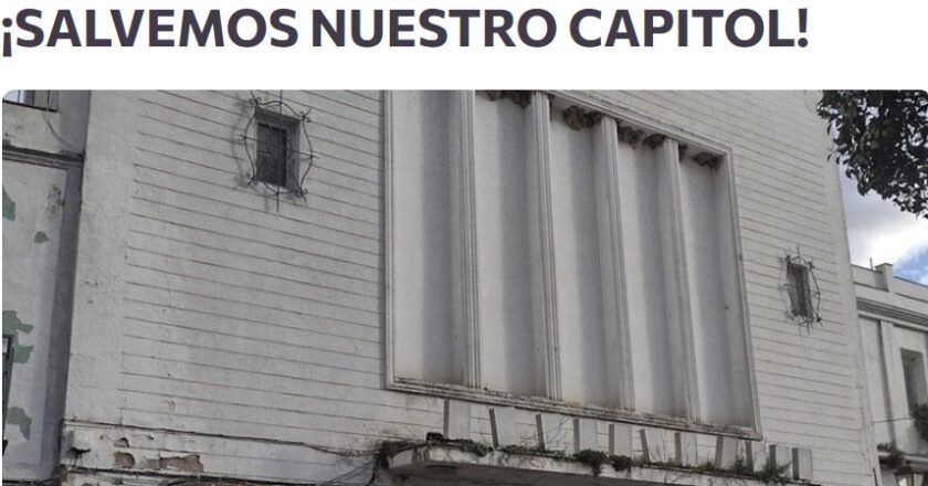 Campaña ciudadana para salvar el proyecto del cine Capitol