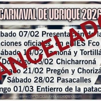 Cancelado el Carnaval
