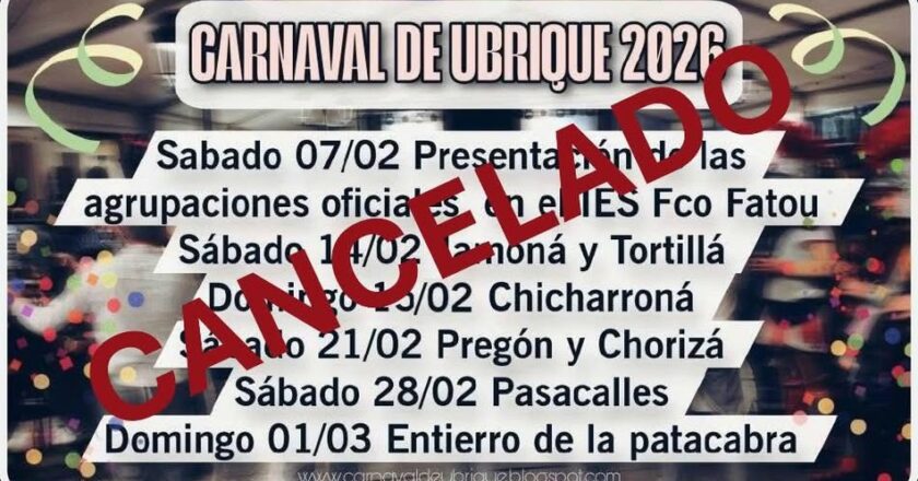 Cancelado el Carnaval