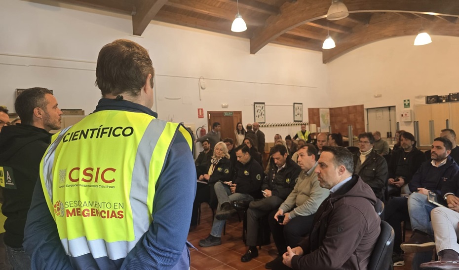 Técnicos ofrecen información científica al alcalde sobre ruidos y movimientos del suelo