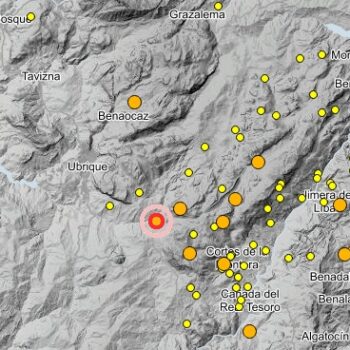 Dos terremotos en poco más de una hora