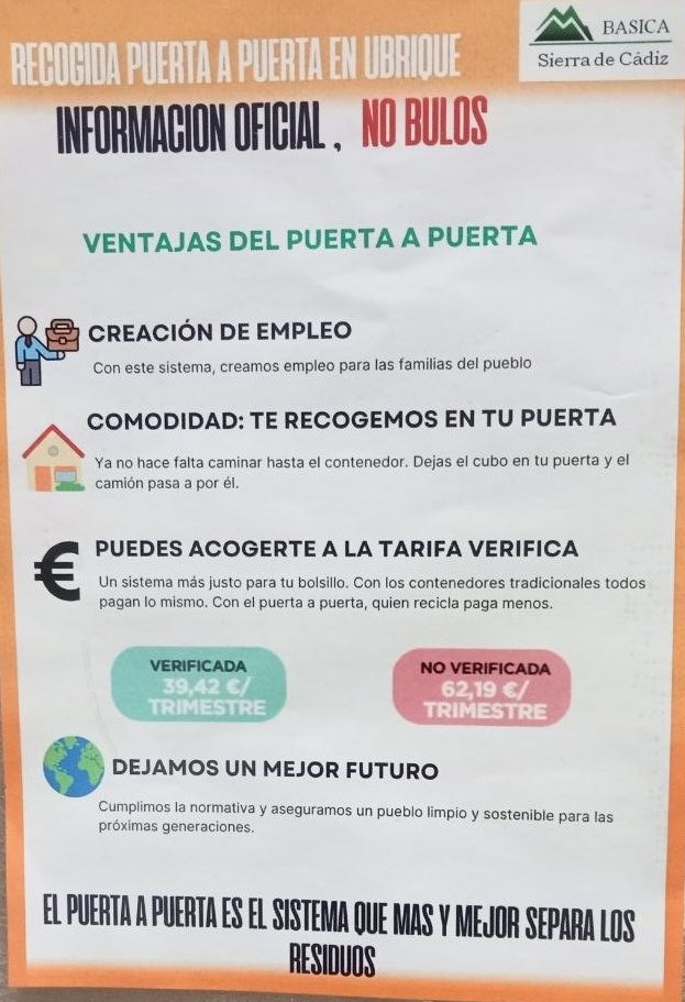 Las ventajas de la recogida de residuos puerta a puerta