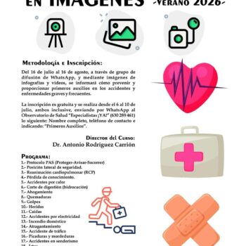 Curso de primeros auxilios en imágenes