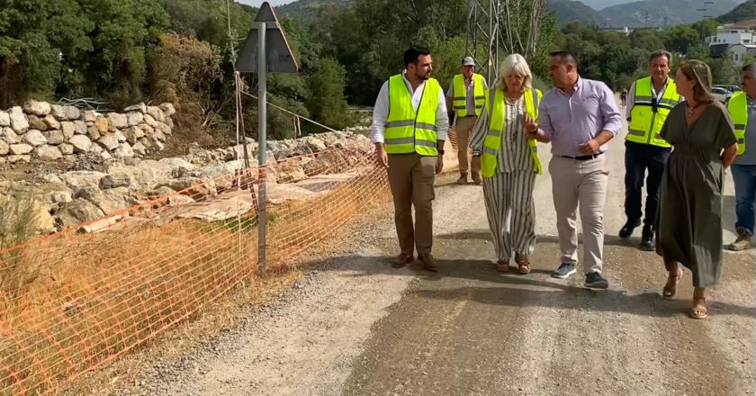 Obras de emergencia para reparar daños de las borrascas