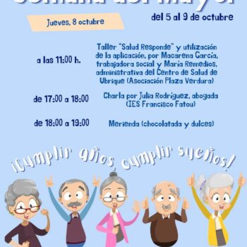 Actividades de la Semana del Mayor