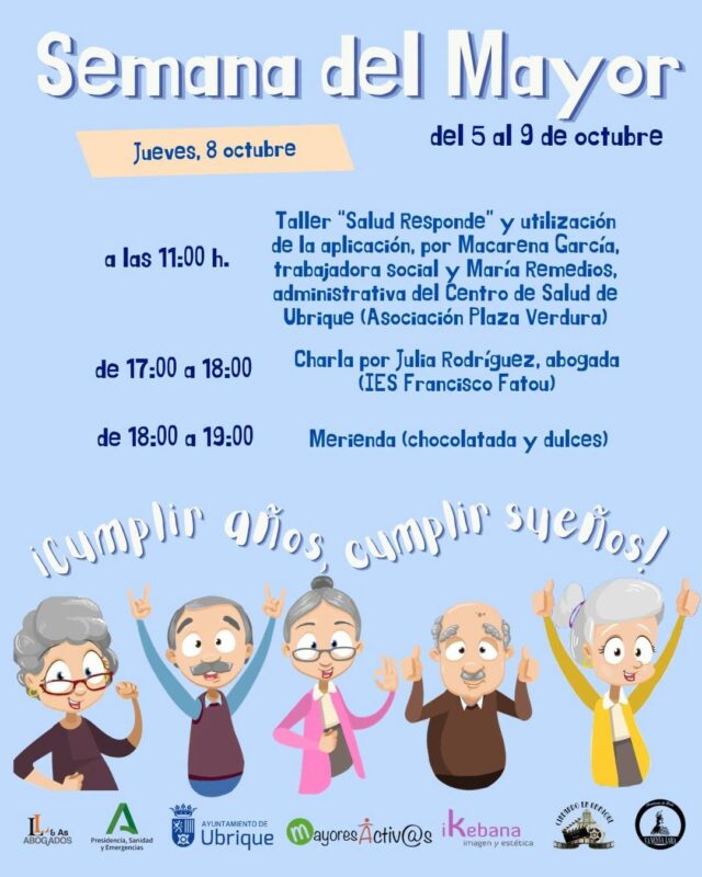 Cartel de la Semana del Mayor.