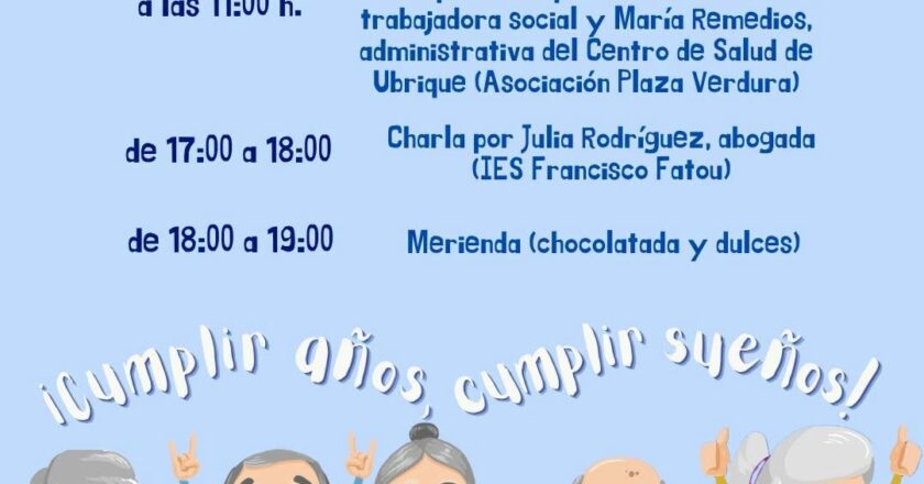 Actividades de la Semana del Mayor