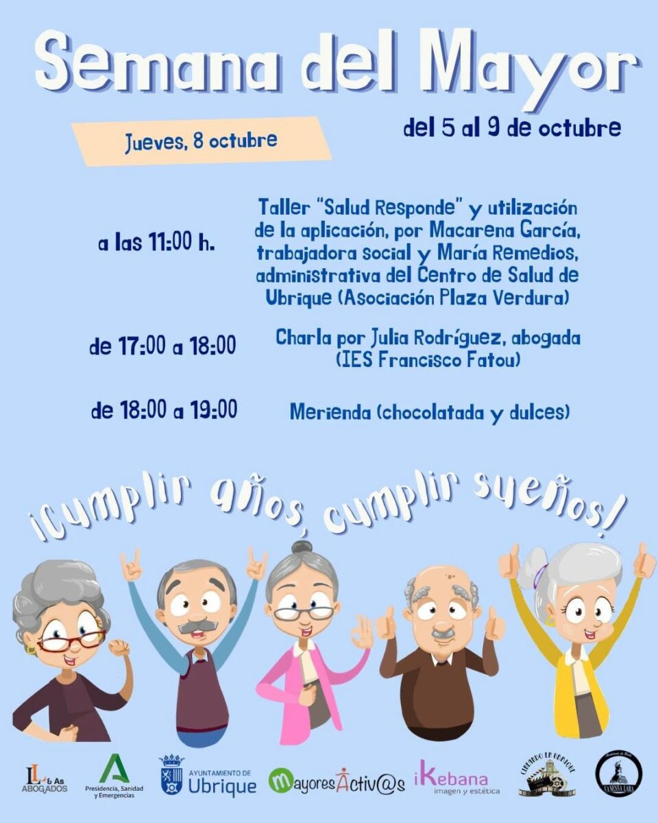 Actividades de la Semana del Mayor
