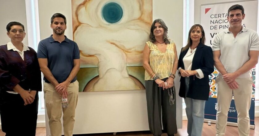 <i>Cuadro expansivo</i>, del jerezano Víctor González, obra ganadora del LXI Certamen Nacional del Pintura Villa de Ubrique