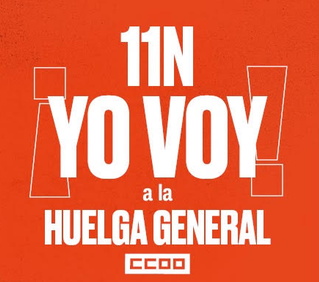 CCOO llama a la huelga general el 11-M