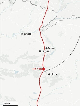Luto oficial por las víctimas del accidente de tren